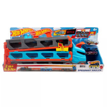 Hot Wheels Miesto greitkelio sunkvežimis su 3 žaisliniais automobiliais