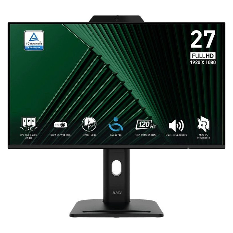 MSI PRO MP272PMG computer monitor 68.6 cm (27") 1920 x 1080 pixels Full HD LCD Black
