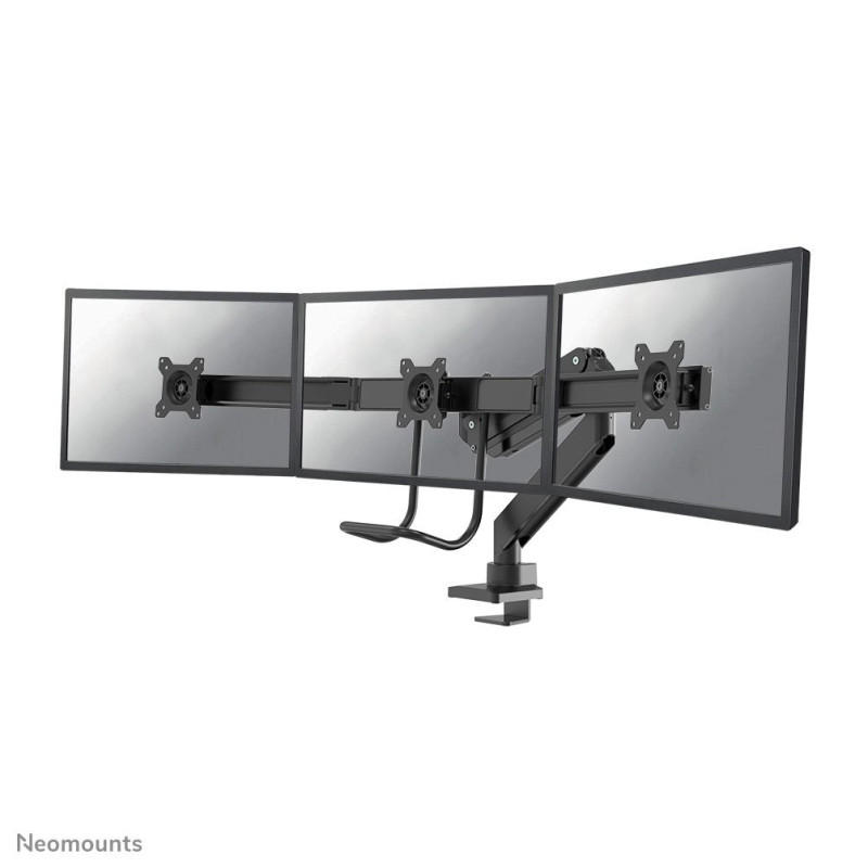 Neomounts NM-D775DX3BLACK Monitor arm 17-27" - gas spring - Topfix - 180°-stop