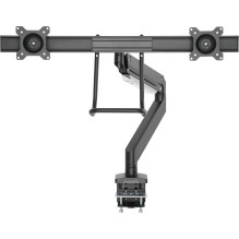 Gembird MA-DA2-04 monitoriaus laikiklis / stovas 81,3 cm (32") stalas, juodas