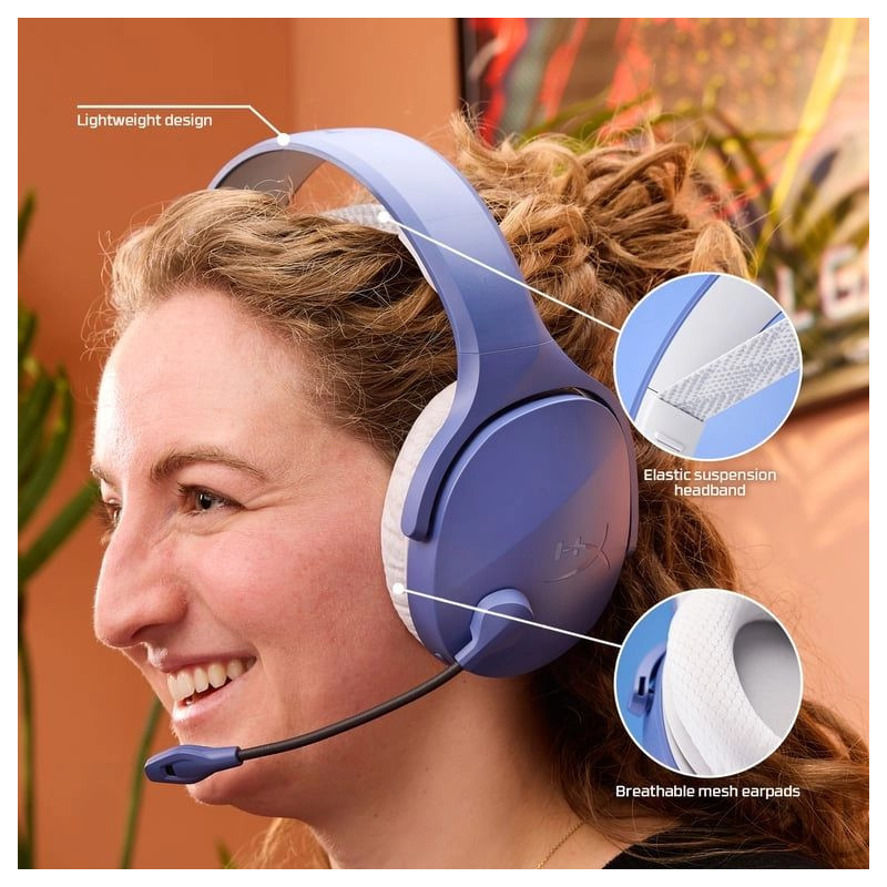 Austiņas HyperX Cloud Jet Wireless Blue / White