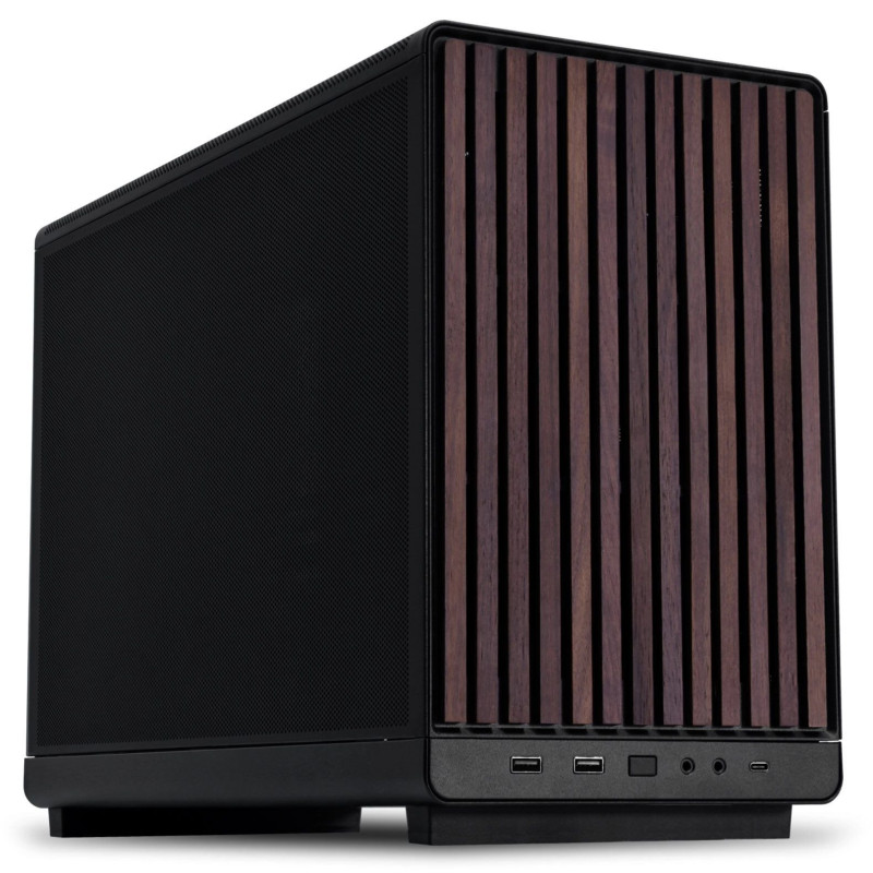 Kompiuterio korpusas Lian Li A3-mATX-WD Juodos spalvos (Wood Edition Black)