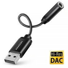 AXAGON ADA-HA USB-A to 3.5mm jack Hi-Res DAC audio adapter 384kHz / 32bit stereo