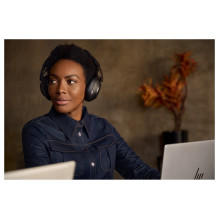 HP Poly Voyager Surround 85 UC Microsoft Teams Certified USB-C Headset +USB-C / A Adapter +Charging Stand