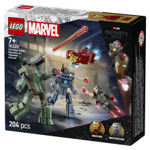 LEGO 76320 Marvel Super Heroes Iron Man &amp; War Machine vs. Hammer-Drohnen