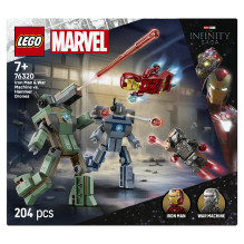 LEGO 76320 Marvel Super Heroes Iron Man &amp; War Machine vs. Hammer-Drohnen