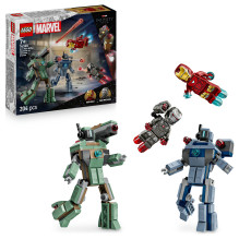 LEGO 76320 Marvel Super Heroes Iron Man &amp; War Machine vs. Hammer-Drohnen