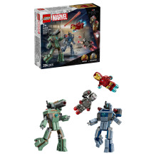 LEGO 76320 Marvel Super Heroes Iron Man &amp; War Machine vs. Hammer-Drohnen