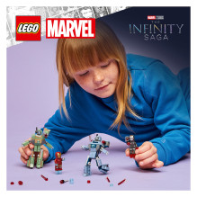 LEGO 76320 Marvel Super Heroes Iron Man &amp; War Machine vs. Hammer-Drohnen