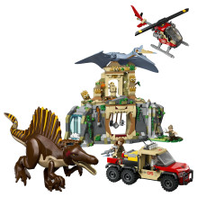 LEGO Jurassic World Spinosaurier &amp; Quetzalcoatlus: Hubschrauber-Einsatz 76976