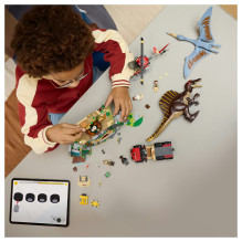LEGO Jurassic World Spinosaurier &amp; Quetzalcoatlus: Hubschrauber-Einsatz 76976