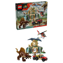 LEGO Jurassic World Spinosaurier &amp; Quetzalcoatlus: Hubschrauber-Einsatz 76976