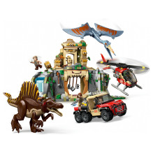LEGO Jurassic World Spinosaurier &amp; Quetzalcoatlus: Hubschrauber-Einsatz 76976