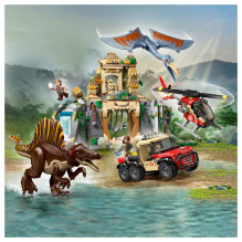 LEGO Jurassic World Spinosaurier &amp; Quetzalcoatlus: Hubschrauber-Einsatz 76976
