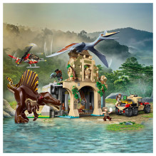 LEGO Jurassic World Spinosaurier &amp; Quetzalcoatlus: Hubschrauber-Einsatz 76976