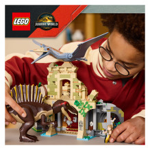 LEGO Jurassic World Spinosaurier &amp; Quetzalcoatlus: Hubschrauber-Einsatz 76976
