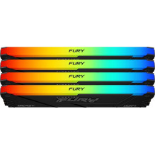 Kingston Fury Beast RGB Black 4x8GB DDR4 3600MHZ DIMM KF436C17BB2AK4 / 32 Kingston Fury Beast RGB Black 4x8GB DDR4 3600MHZ DIMM KF436C17BB2AK4 / 32