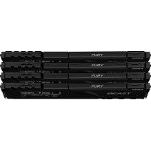 Kingston Fury Beast Black 4x16GB DDR4 3200MHz DIMM CL16 KF432C16BB1K4 / 64 Kingston Fury Beast Black 4x16GB DDR4 3200MHz DIMM CL16 KF432C16BB1K4 / 64