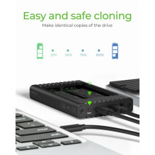 ICY BOX IB-2817MCL-C31 stotis su klonavimo funkcija, skirta 2x NVMe SSD ICY BOX IB-2817MCL-C31 stotis su klonavimo funkcija, skirta 2x NVMe SSD