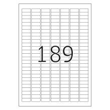 HERMA Etiketten A4 weiß 25,4x10 mm ablösbar Papier 4725 St. HERMA Etiketten A4 weiß 25,4x10 mm ablösbar Papier 4725 St.