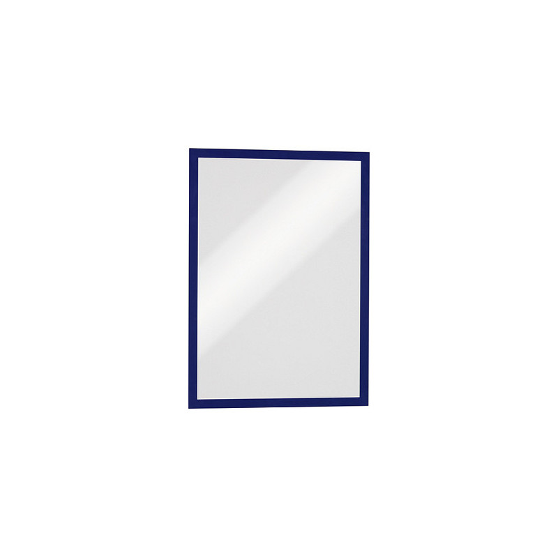 Duraframe A3 self-adhesive information frames, 2 pieces, dark blue