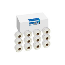 G&amp;G Etiketės, 12 vnt., skirtos DYMO 99012 / S0722400 36 x 89 mm