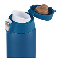 TRAVEL MUG light Thermobecher (Dunkelblau, 0,4 litro, Flip-Deckel)