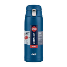 TRAVEL MUG light Thermobecher (Dunkelblau, 0,4 litro, Flip-Deckel)
