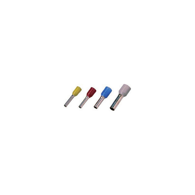 Intercable ICIAE618 Aderendhlse DIN46228T4 6qmm 18mm verzinnt gelb