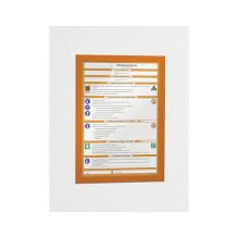 Inforahmen Duraframe A4 selbstklebend 2 St orange Inforahmen Duraframe A4 selbstklebend 2 St orange