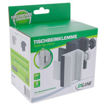 InLine Tischbein-Klemme für Steckdosenleiste Schraubklemme InLine Tischbein-Klemme für Steckdosenleiste Schraubklemme
