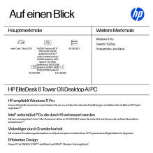 HP EliteDesk 8 Tower G1i CU5 235 / 16GB / 512SSD / W11 Pro 3J Gar (DE) HP EliteDesk 8 Tower G1i CU5 235 / 16GB / 512SSD / W11 Pro 3J Gar (DE)