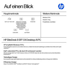HP EliteDesk 8 SFF G1i CU5 235 / 32GB / 512SSD / W11 Pro 3J Gar (DE) HP EliteDesk 8 SFF G1i CU5 235 / 32GB / 512SSD / W11 Pro 3J Gar (DE)
