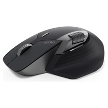 Rapoo Kabellose Multi-Mode-Maus "MT760L", Grauschwarz Bluetooth 4.0 / 5.0, kabellos (Dongle), hochauflösender Rapoo Kabellose Multi-Mode-Maus "MT760L", Grauschwarz Bluetooth 4.0 / 5.0, kabellos (Dongle), hochauflösender