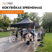 Prekybinė Palapinė 3x6 Juoda Zeltpro PROFRAME Prekybinė Palapinė 3x6 Juoda Zeltpro PROFRAME