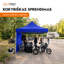 Commercial Tent 3x6 Blue Zeltpro PROFRAME