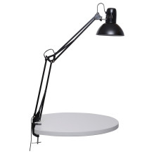 black desk lamp