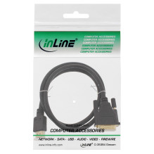 INLINE HDMI-DVI Kabel, HDMI St auf DVI 18+1 Stecker vergoldete Kontakte 2m INLINE HDMI-DVI Kabel, HDMI St auf DVI 18+1 Stecker vergoldete Kontakte 2m