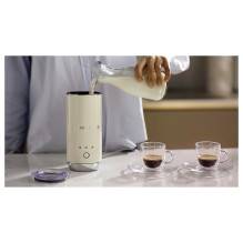 Smeg Milchaufschumer MFF02CREU, 3 Funktionen, Antihaft, 500W, Creme