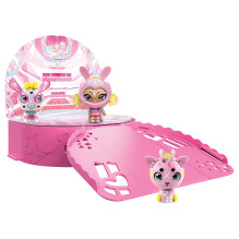 Spinmaster Zoobles Multi-Playset with Dance Studio (Storage Case and 3 Exclusive Convertible Collectible Figures)