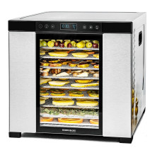 Rommelsbacher Drrautomat DA 1050 (edelstahl / schwarz, 1.100 Watt, Drrflche 39,4cm x 38cm pro Ebene)