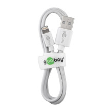 Goobay Lightning auf USB 1m Weiß Apple MFI zertifiziert / Sync- / Ladekabel / Datenkabel Goobay Lightning auf USB 1m Weiß Apple MFI zertifiziert / Sync- / Ladekabel / Datenkabel