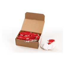 HERMA Hanging tags 32x50 mm with red thread 1000 pcs. HERMA Hanging tags 32x50 mm with red thread 1000 pcs.