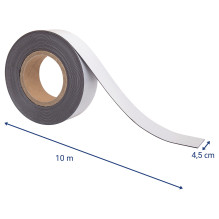 Self-adhesive magnetic tape, 4.5 x 1000.0 cm, brown Self-adhesive magnetic tape, 4.5 x 1000.0 cm, brown