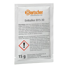 Bartscher Nukalkinimo priemonė B15-30 190065 30 pakelių 15g kavos aparatams Bartscher Nukalkinimo priemonė B15-30 190065 30 pakelių 15g kavos aparatams