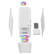 DeepCool CH560 Digital WH White Tempered Glass