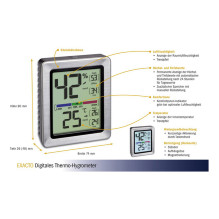 TFA® EXACTO Thermometer silber TFA® EXACTO Thermometer silber
