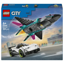 LEGO 60489 City Dsenflieger prieš Rennauto