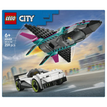 LEGO 60489 City Dsenflieger prieš Rennauto