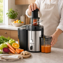 Esperanza EKJ002 sulčiaspaudė, juoda, nerūdijantis plienas, 500 W Esperanza EKJ002 sulčiaspaudė, juoda, nerūdijantis plienas, 500 W